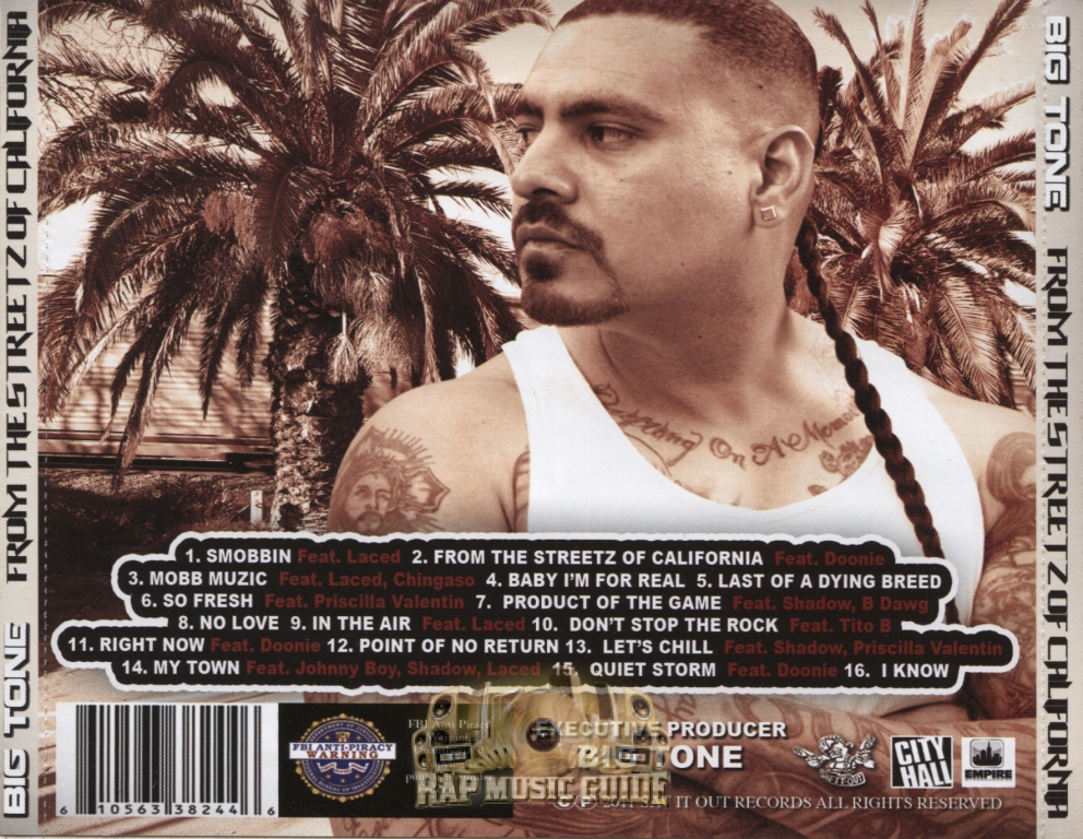 Big Tone - From The Streetz Of California: CD | Rap Music Guide